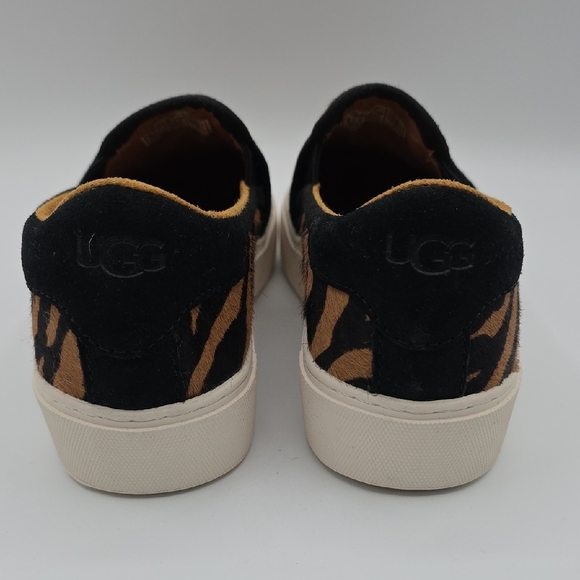 UGG Brown and Black Animal Print Loafers main image 5